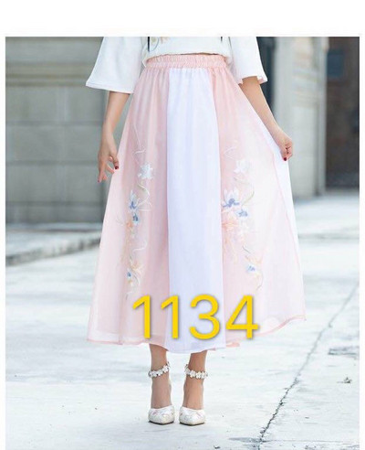 Y2k Φούστες Γυναικεία Ρούχα Vintage Ethnic Style Μόδα Ρούχα Κομψά κεντήματα Streetwear Fairycore Casual Vestido De Festa