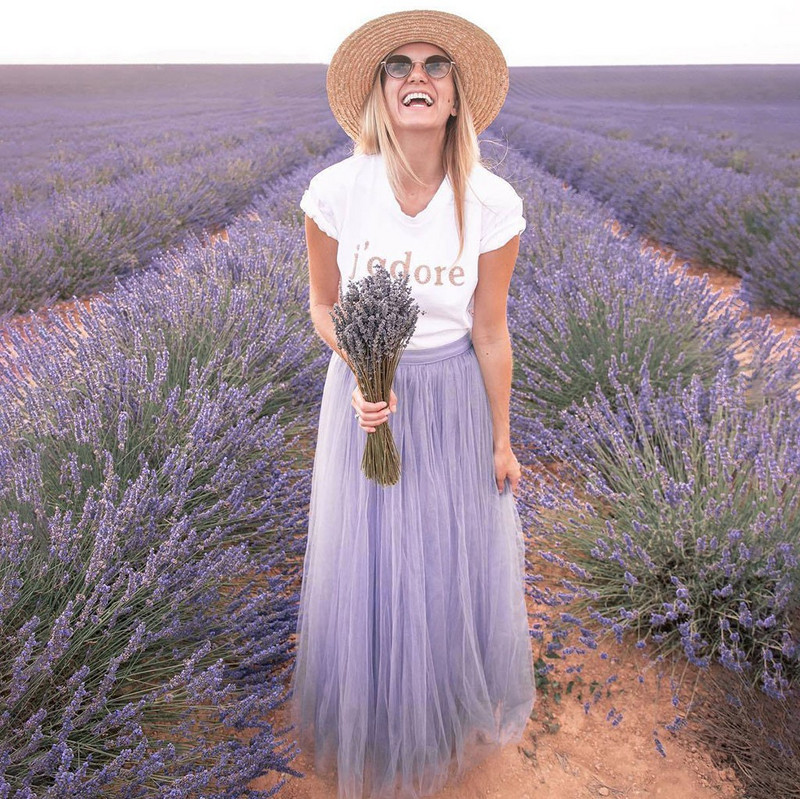 Elegáns sifon hosszú maxi szoknyák nyári női divat alkalmi magas derékrész rugalmas réteges tüll A-vonalú tutu szoknyák Jupe femme