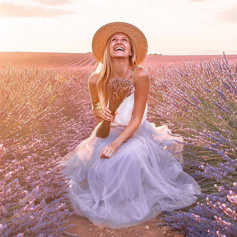 Elegáns sifon hosszú maxi szoknyák nyári női divat alkalmi magas derékrész rugalmas réteges tüll A-vonalú tutu szoknyák Jupe femme