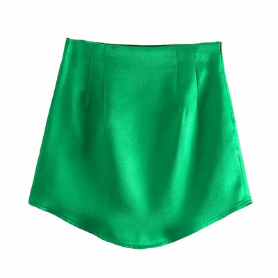 TRAF naiste seelikud, 2022. aasta suve seksikas kõrge vöökohaga miniseelik Naiste riietus Elegantne y2k roheline vabaaja Korea stiilis tüdrukute seelikud