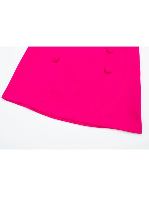 TRAF roosa miniseelik Naiste kõrge vöökohaga lühikesed seelikud Naiste mood 2023 nööbiga elegantsed naiste seelikud tänavarõivad suveseelik