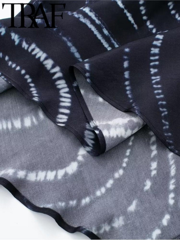 TRAF Fashion Vintage satenske ženske duge suknje s visokim strukom Traf Ljetna duga suknja A-kroja, ženska duga ulična odjeća 2023.