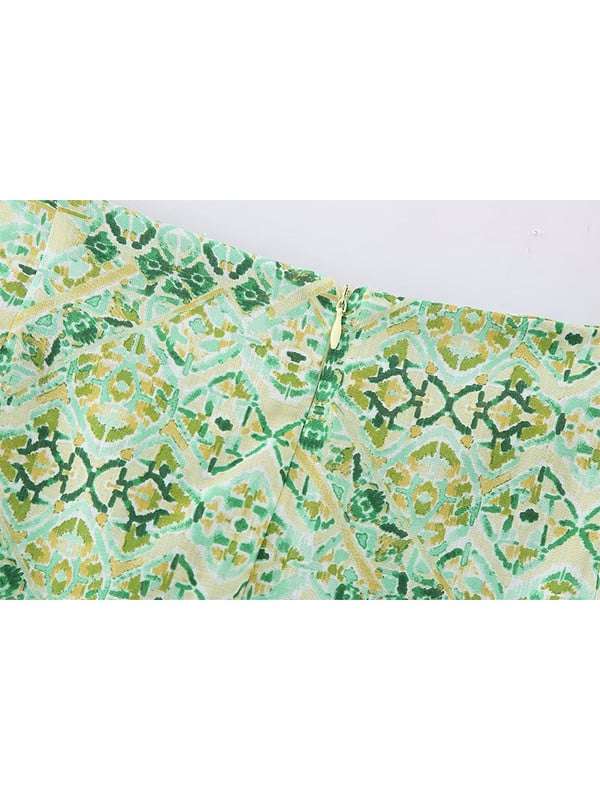 Női nyomtatott mini szoknya Női megkötött pliszírozott szoknyák női nyári rövid szoknyák női divatos strandszoknya