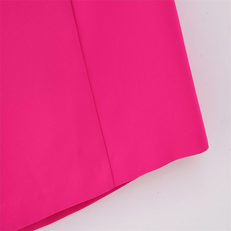 2023-as új női, egyedi, gombos díszítésű mini, sokoldalú félszoknya tavaszi/nyári divatos High Street elegáns, vékony szabású félszoknyák