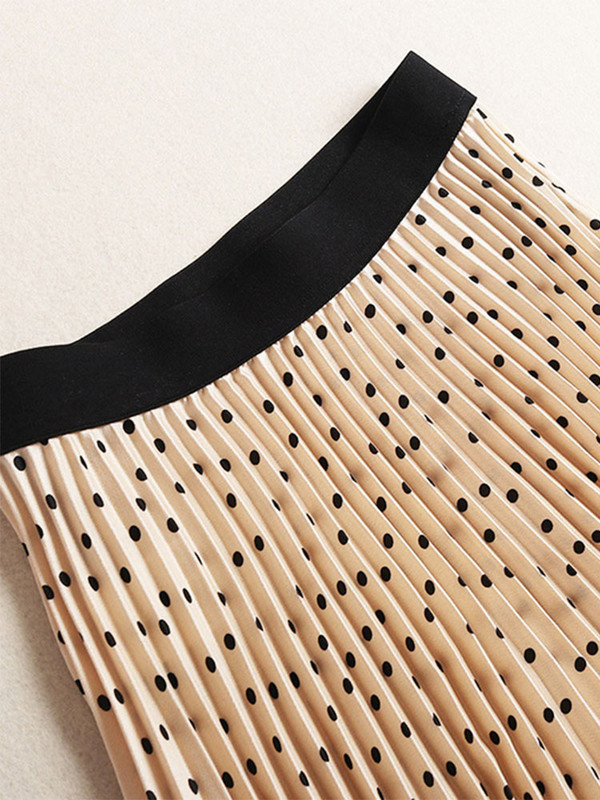 Fuste plisate femei primăvară toamnă fustă cu talie înaltă imprimeu midi fuste femei catifea fuste lungi maxi fuste femei faldas mujer