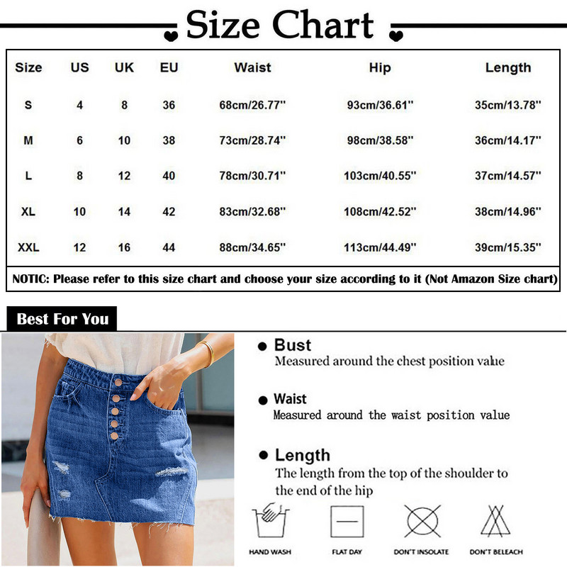 Moodne naiste vabaaja katkiste aukudega pestav mitme nupuga teksaseelik Lihtne salendav skort naistele юбка женская юбка Faldas