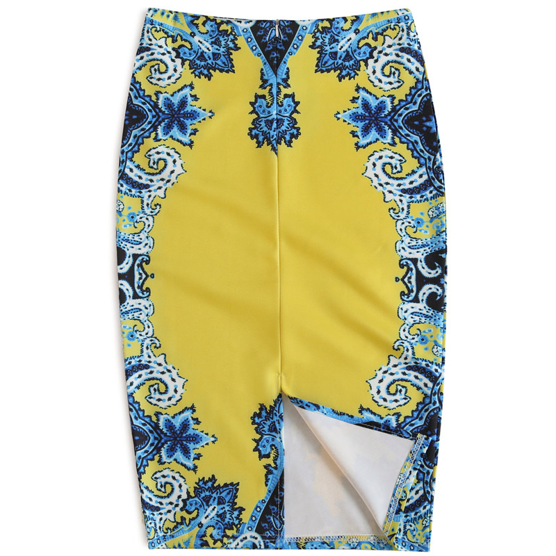 Izpārdošana Pavasara vasara Sieviešu Y2K ar augstu vidukli Midi zīmuļu šifona svārki Slaidi Bodycon Vintage korejiešu modes apģērbi