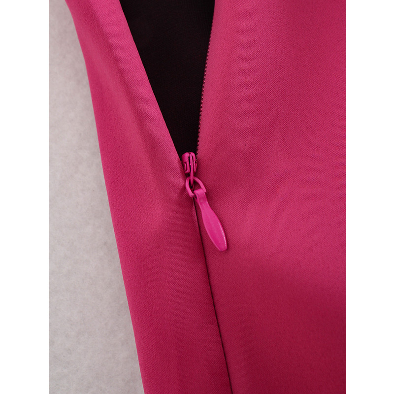 Moterų High Street vienspalvis šoninis užtrauktukas Seksualus mini sijonas Faldas Mujer moteriškas lengvas minkštas laisvalaikio plonas prašmatnus Vestidos