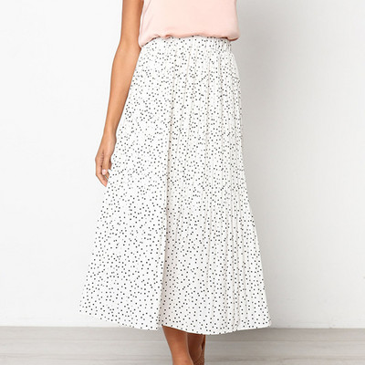 Boho alkalmi print maxi szoknya női nyári divat szexi magas derekú női szoknyák 2021 rózsaszín strand virágos A-vonalú hosszú szoknyák női