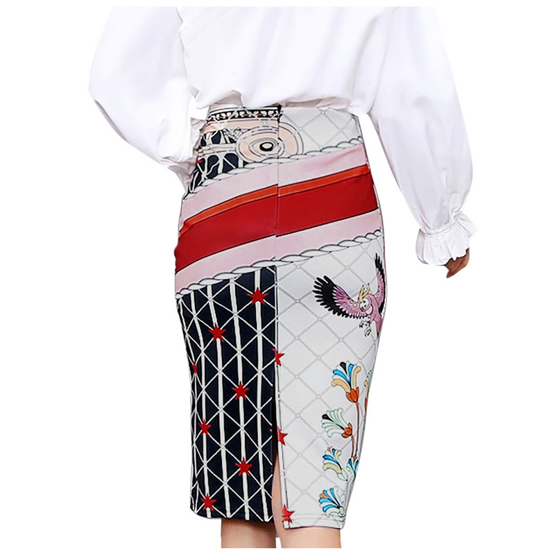 Női divat Félhosszú szoknya nyomott lépcsős csomag csípő rövid szoknya Elegáns kényelmes szoknya nőknek юбка женская