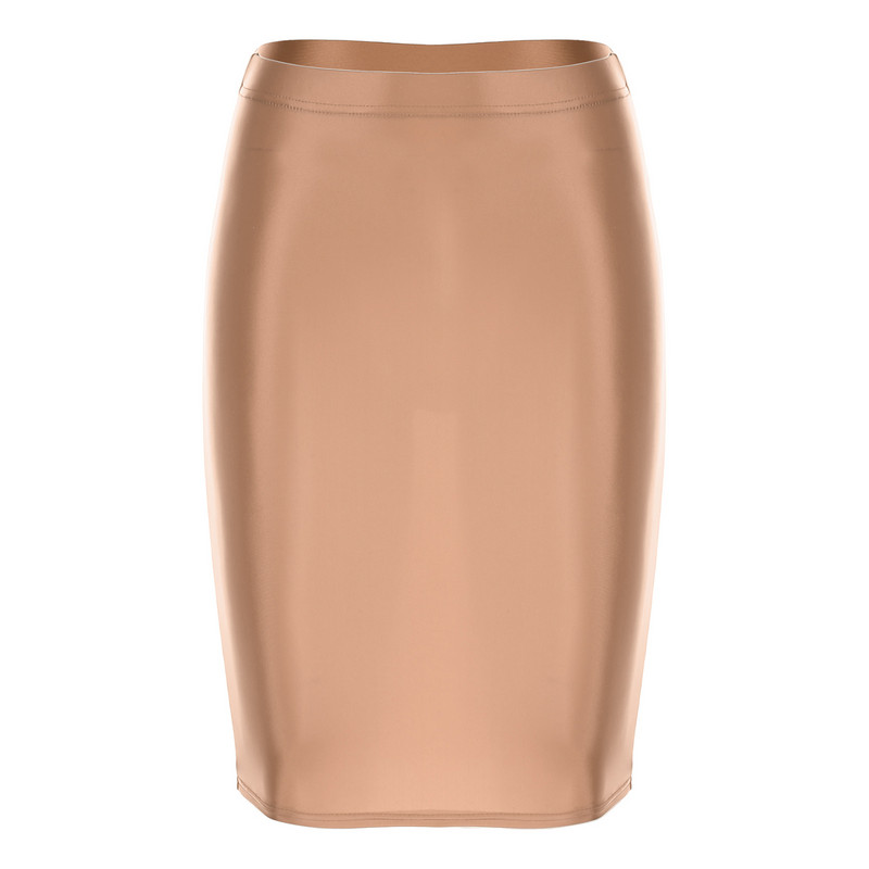 Női Solid Bodycon ceruzaszoknya, magas derekú Pole Dancing Clubwear Fashion Rave Party miniszoknya a teljesítményért