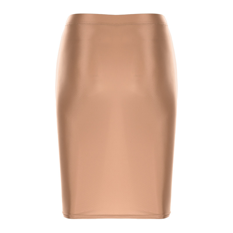 Női Solid Bodycon ceruzaszoknya, magas derekú Pole Dancing Clubwear Fashion Rave Party miniszoknya a teljesítményért