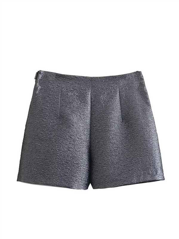 TRAF szürke szoknya nadrág magas derekú lila szoknya rövidnadrág női utcai ruházat csomózott aszimmetrikus skort divat női őszi szoknya