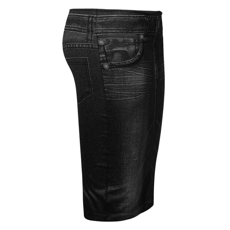 Vadonatúj női farmer szoknyák Divatos retro mosott magas derekú női nyári fekete kék Bodycon csípő farmer szoknya farmer 2021