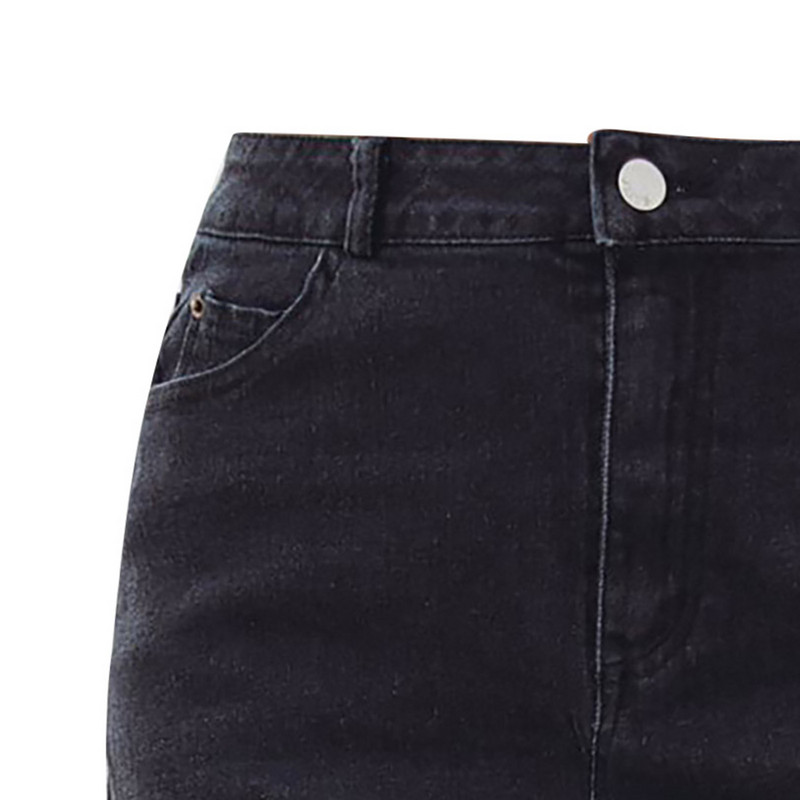 Sieviešu vasaras ikdienas modes kabata Seksīgi, ar augstu vidukli nomocīti džinsa svārki, novājēšanas daudzpusīgi svārki sievietēm юбка женская летняя