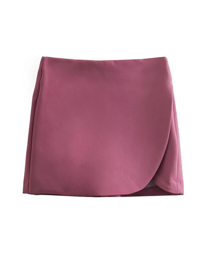 TRAF naiste seelik 2022 Moodne kõrge vöökohaga ebaregulaarsed lühikesed püksid seelik Naiste rõivad Y2k tänavarõivad roosa must lühike miniseelik