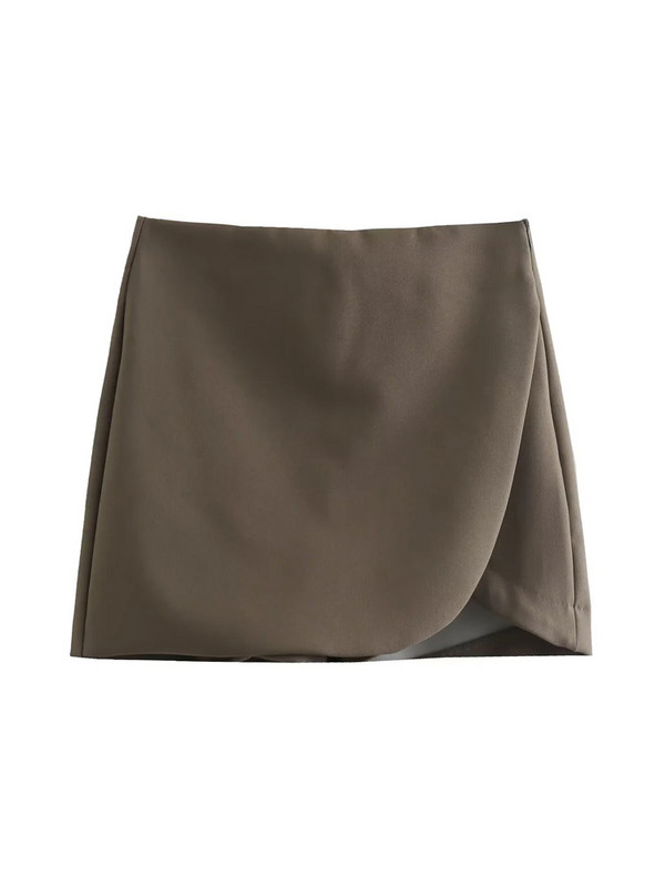 TRAF naiste seelik 2022 Moodne kõrge vöökohaga ebaregulaarsed lühikesed püksid seelik Naiste rõivad Y2k tänavarõivad roosa must lühike miniseelik