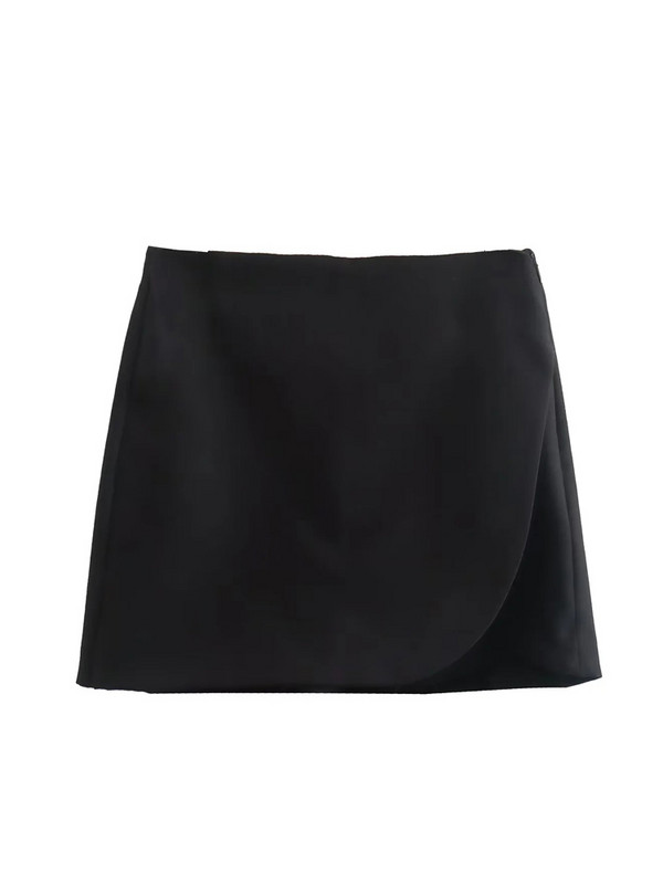 TRAF naiste seelik 2022 Moodne kõrge vöökohaga ebaregulaarsed lühikesed püksid seelik Naiste rõivad Y2k tänavarõivad roosa must lühike miniseelik