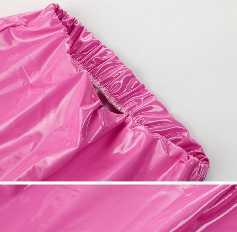 Augstas kvalitātes pavasara vasaras modes sievietēm PU ādas mini svārki ar zemu vidukli slaidi biroja dāmu īsas bikses jaukas meitenes mini krekliņi dāvana