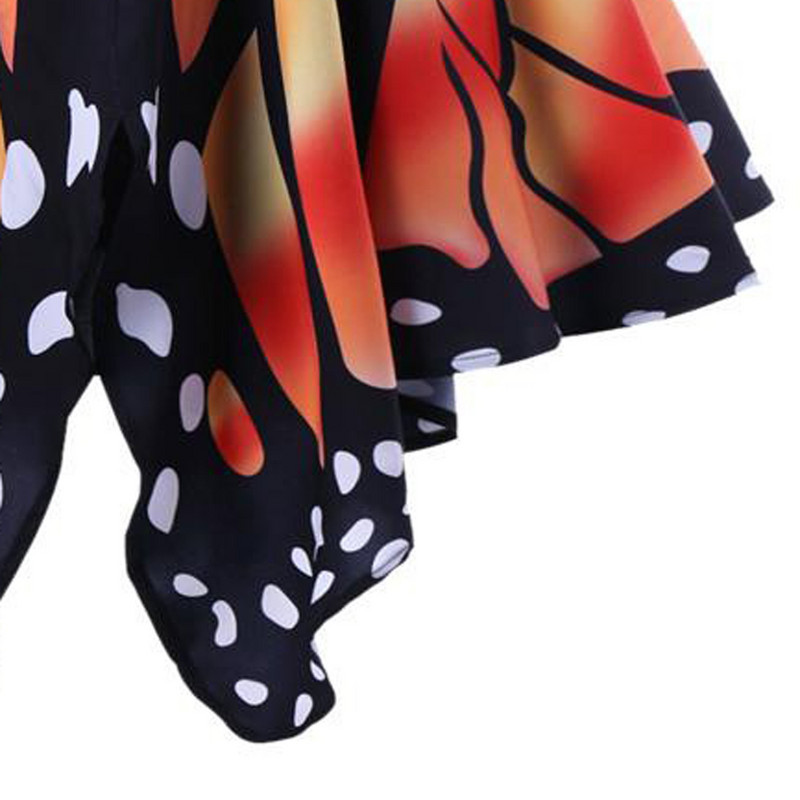 Harajuku magas derekú fekete pillangós szoknyák divatos női lányok szexi elasztikus derekú szabálytalan egyenruha redőzött szoknya Jupe Femme