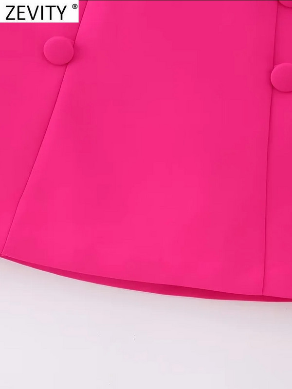 Zevity női divat egyszínű gombok dekoráció alkalmi vonalas miniszoknya Faldas Mujer női oldalsó cipzár Vestidos QUN4091