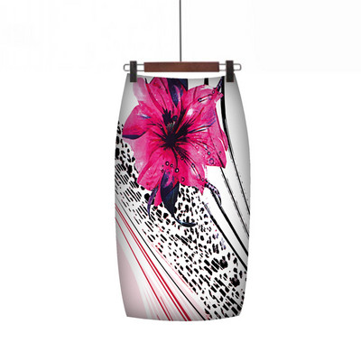 2023-as nyári divat kék virágmintás női ceruzaszoknyák magas derekú irodai női midi szoknya Női Saias Faldas lány alsók