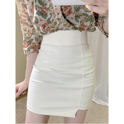 Sijonai Moteriški Bodycon Summer Sexy Mini Vintage Harajuku High Waist A formos biuro moterims Korėjietiško stiliaus Madinga laisvalaikio Visiems tinkami ploni