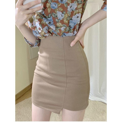 Sijonai Moteriški Bodycon Summer Sexy Mini Vintage Harajuku High Waist A formos biuro moterims Korėjietiško stiliaus Madinga laisvalaikio Visiems tinkami ploni