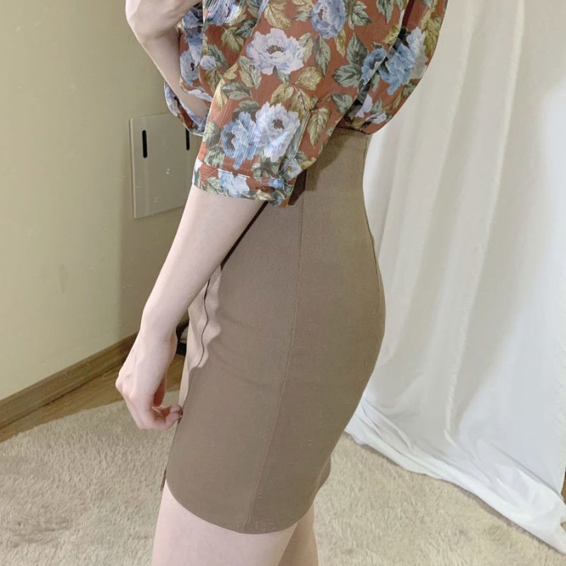 Sijonai Moteriški Bodycon Summer Sexy Mini Vintage Harajuku High Waist A formos biuro moterims Korėjietiško stiliaus Madinga laisvalaikio Visiems tinkami ploni