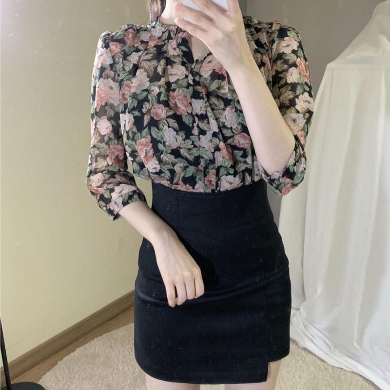 Sijonai Moteriški Bodycon Summer Sexy Mini Vintage Harajuku High Waist A formos biuro moterims Korėjietiško stiliaus Madinga laisvalaikio Visiems tinkami ploni