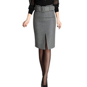 Jauni sieviešu OL piepilsētas slaidi seksīga soma ar augstu jostasvietu gurniem pusvienkrāsaina aizmugurējā kabatā profesionālie svārki ziemas svārki S-3XL