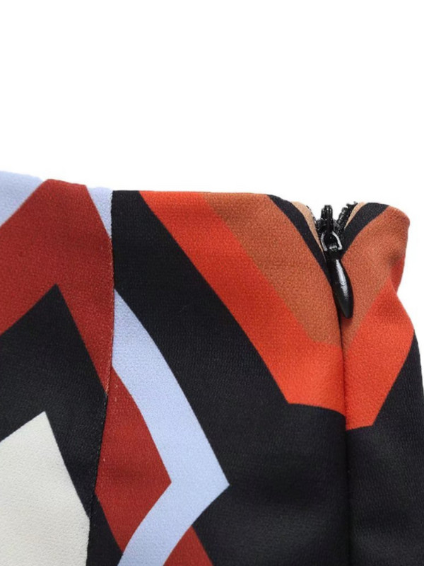 BBWM vintage geomeetrilise trükiga naiste miniseelikud 2022, uus mood, elegantne naiste kõrge vöökohaga seksikas seelik Tänavarõivad, õhuke šikk