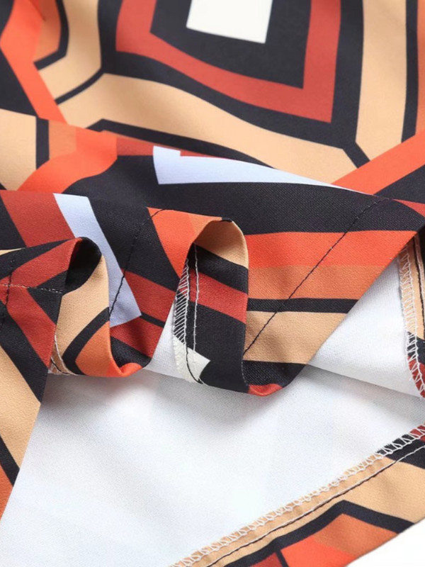 BBWM vintage geomeetrilise trükiga naiste miniseelikud 2022, uus mood, elegantne naiste kõrge vöökohaga seksikas seelik Tänavarõivad, õhuke šikk