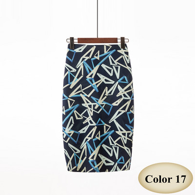 Μόδα άνοιξη καλοκαιρινό στυλ Pencil φούστα Γυναικείες ψηλόμεσες πράσινες φούστες Vintage Κομψό Bodycon Floral print Midi φούστα