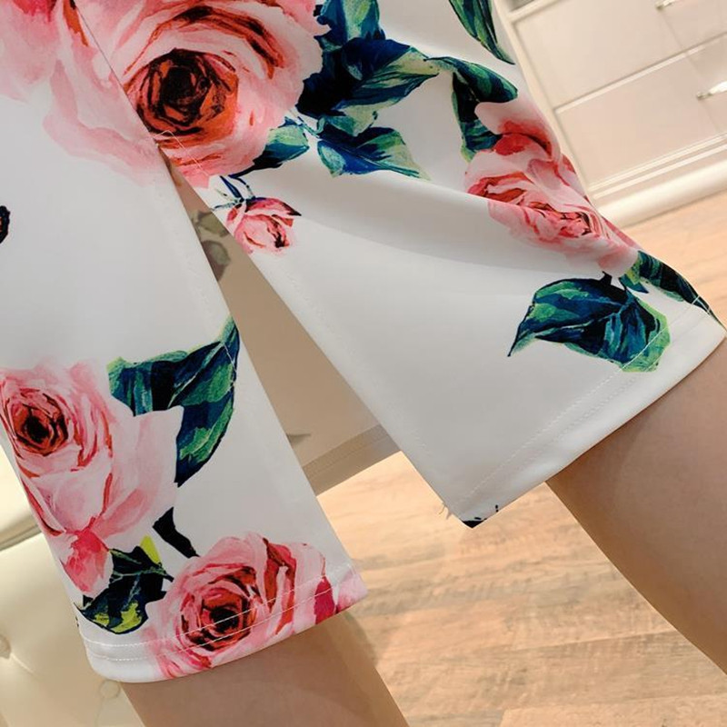 Eleganti, ziediem apdrukāti bodycon svārki sievietēm 2023. gada modes zīmuļu svārki ar augstu vidukli vidēja garuma seksīgi korejiešu zīmuļu svārki Y2k