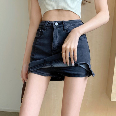 Mini svārki Sievietēm ar sānu šķēlumu Dizains Draugi Džinss Moderns Faldas BF Studentu High Street Party Sexy Club Jaunumi