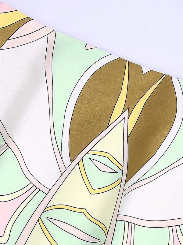 TRAF sieviešu svārki, 2022. gada retro apdruka, mini svārki sievietēm ar augstu vidukli