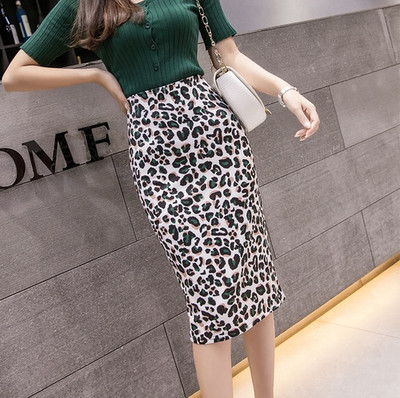 Sieviešu Empire elastīgi svārki Sieviešu retro svārki līdz ceļgalam taisni Bling-bling svārki 8Z