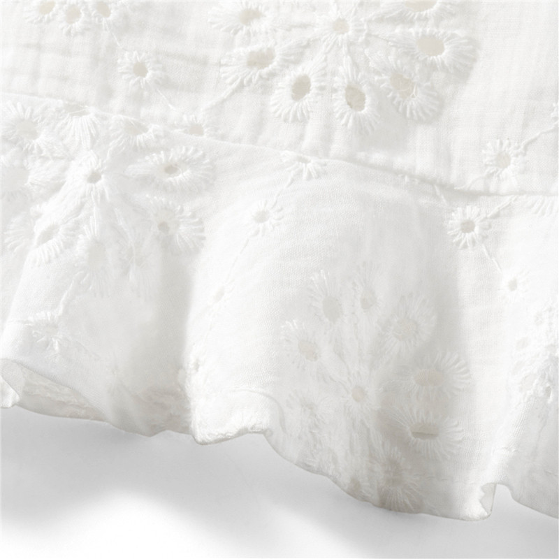 Xingqing hajtogatott szoknya y2k Esztétikus női virágos húzózsinór magas derekú fodros kivágott szoknya fehér mini szoknya nyári utcai viselet