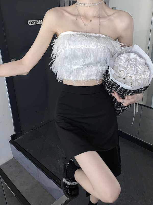 2023. aasta uus naiste seelik, kõrge vöökohaga ebaregulaarne A-joon, moodne ja salendav tasuta kohaletoimetamine