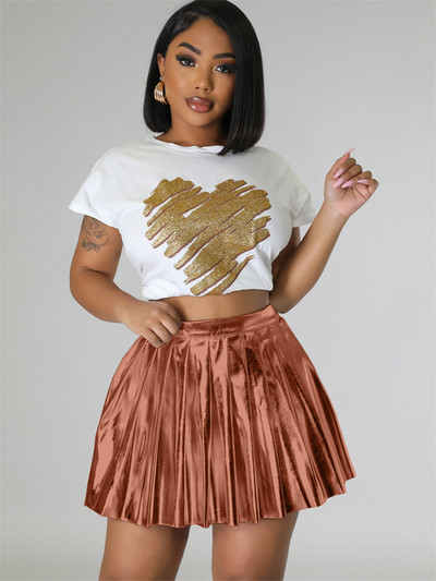 HABBRIS vasaras seksīgi, masīvi kroku svārki sievietēm, 2023. gada, melni rāvējslēdzēja mini svārki, ikdienas pludmales sieviešu svārki