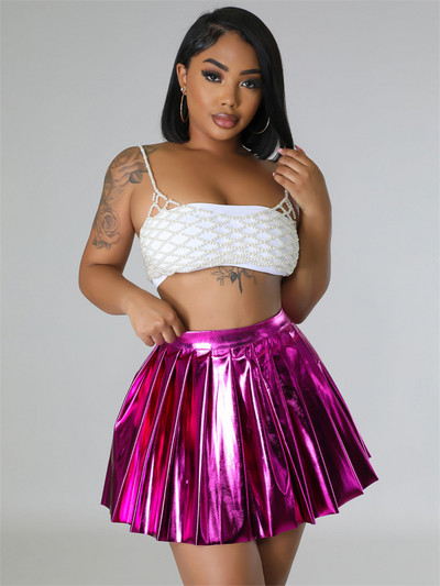 HABBRIS vasaras seksīgi, masīvi kroku svārki sievietēm, 2023. gada, melni rāvējslēdzēja mini svārki, ikdienas pludmales sieviešu svārki