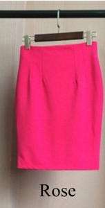 Mini Jupe valge punane must kollane roos roheline pliiats seelik töö Faldas Cortas Saia Tight Bodycon kõrge vöökohaga seksikas lühikesed seelikud 2016