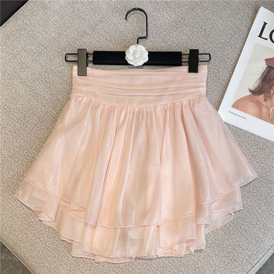 Mini szoknyák Női Szabálytalan Elegáns Hálós Többszintes Vintage Magas derekú Utcai viselet Nyári Hercegnő Ünnep Társkereső Alkalmi alapok Y2k