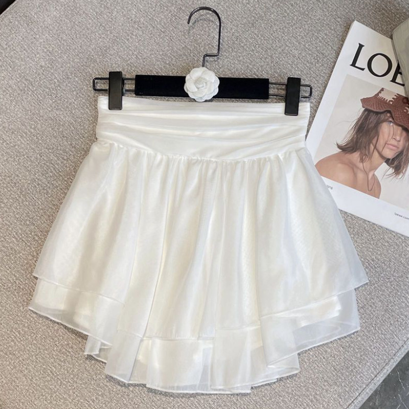 Mini szoknyák Női Szabálytalan Elegáns Hálós Többszintes Vintage Magas derekú Utcai viselet Nyári Hercegnő Ünnep Társkereső Alkalmi alapok Y2k