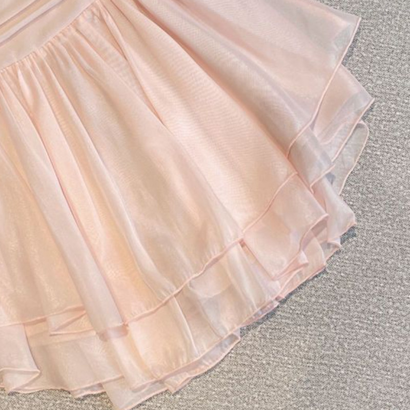 Mini szoknyák Női Szabálytalan Elegáns Hálós Többszintes Vintage Magas derekú Utcai viselet Nyári Hercegnő Ünnep Társkereső Alkalmi alapok Y2k