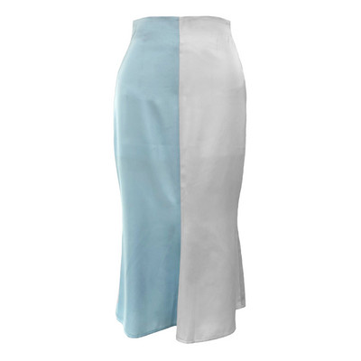 Suvine lapiline satiinseelik naiste A-joonega õhukesed Y2K seelikud Harajuku Midi vabaaja kõrge vöökohaga peorõivad Bodycon E-tüdruku seelik