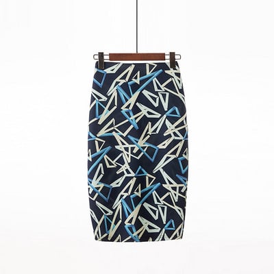 2021. gada ziedi ar apdruku līdz ceļgaliem, zīmuļu svārki sievietēm Vasaras jaunatnes modes vintage boho eleganti augstas kvalitātes sieviešu svārki