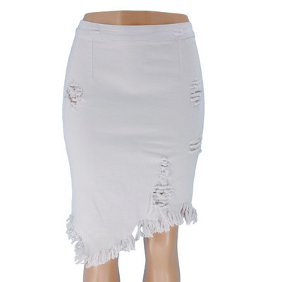 Naiste teksaseelik, ebakorrapärased tutid, soliidsed, seksikad naiste seelikud Highstreet õhukesed, moodne stiil Tasuta kohaletoimetamine suverõivad