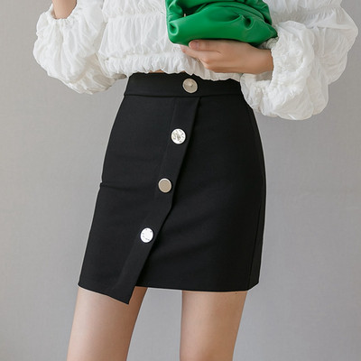 Rugalmas nyári irodai szoknyák női 2023 elegáns divat magas derekú mikro Faldas piros szürke koreai stílusú Bodycon fekete mini szoknya